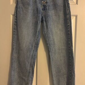 KanCan Light Blue Button-Fly Jeans